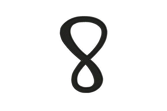 8 Number: A Versatile Embroidery Design for Creative Projects