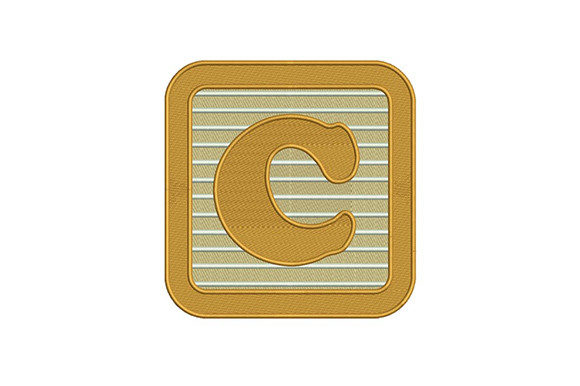 Alphabet C Letter: A Versatile Embroidery Design