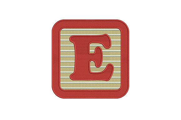Alphabet E Letter: A Charming Addition for Apparel