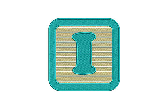 Alphabet I Letter: A Versatile Embroidery Design