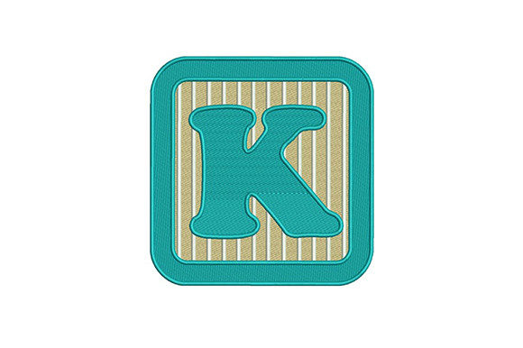 Alphabet K Letter: A Charming Addition to Your Embroidery