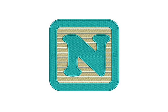Alphabet N Letter: A Versatile Embroidery Design
