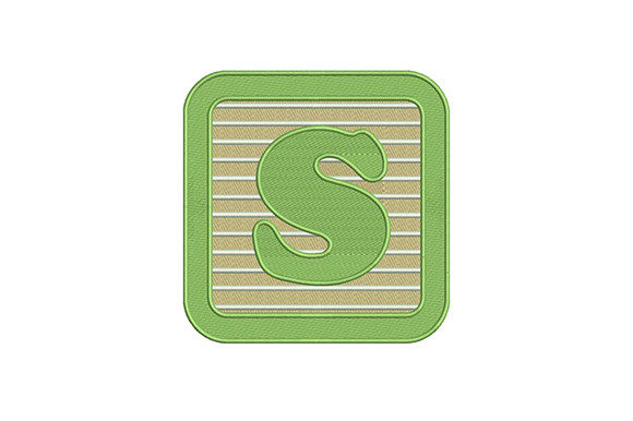 Alphabet S Letter: A Clean, Versatile Embroidery Design