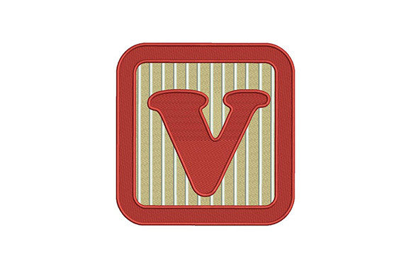 Alphabet V Letter: A Charming Addition to Your Embroidery