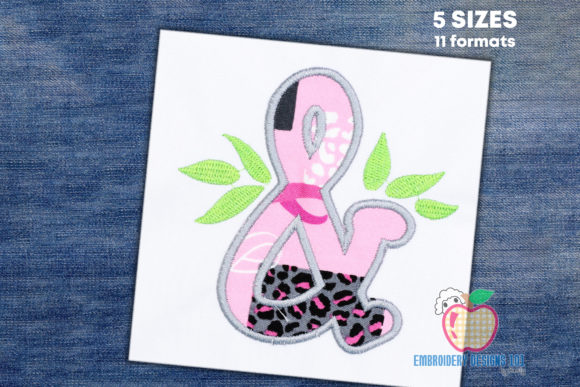 Ampersand Sign Applique: A Versatile Design for Holiday Creations