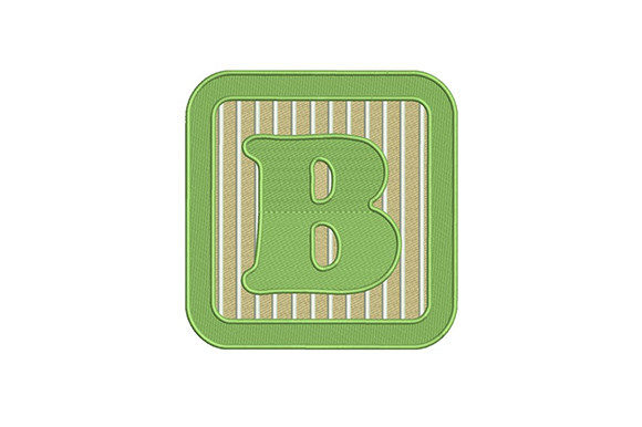 B Letter Alphabet: A Perfect Initial Embroidery