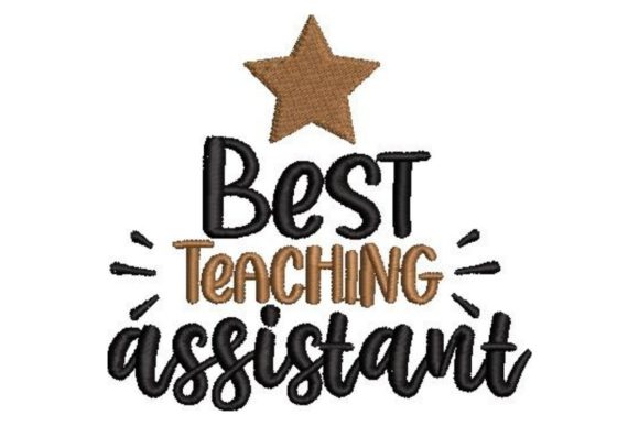 Best Teaching Assistant: A Heartfelt Embroidery Gift