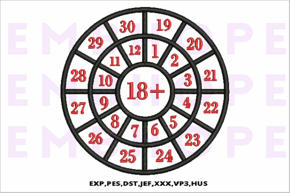 Bright and Cheery Addition Wheel 18