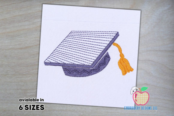 Celebrate Graduation with a Stylish Embroidery Design