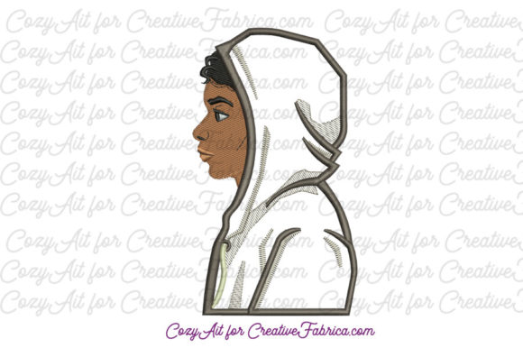 Cute Boy in Hoodie: A Versatile Embroidery Design