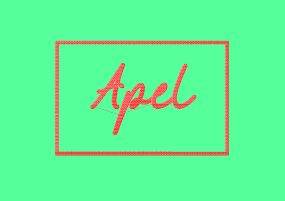 Embracing Simplicity: The Apel Embroidery Design