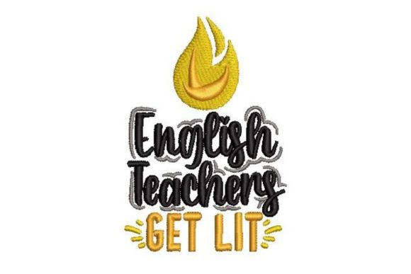 English Teachers Get Lit: A Unique Embroidery Design