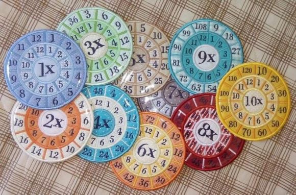 Multiplication Wheels 11x - 12x: A Bright and Engaging Design