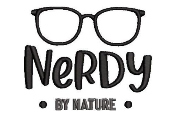 Nerdy by Nature: A Cool Embroidery Design
