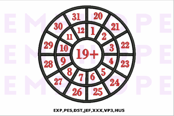 Review: Addition Wheel 19 for Holiday Embroidery
