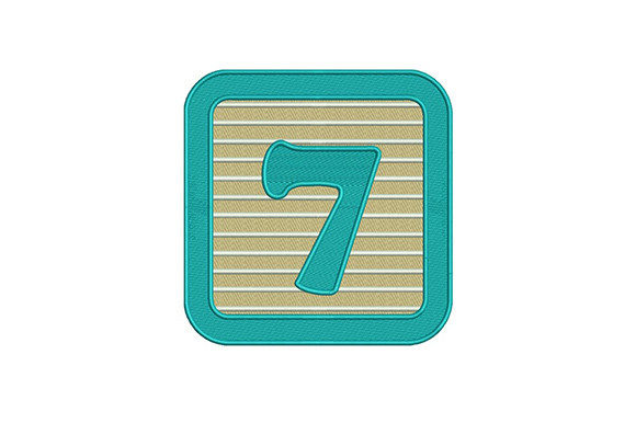 Seven Number: A Versatile Embroidery Design for Holiday Creations